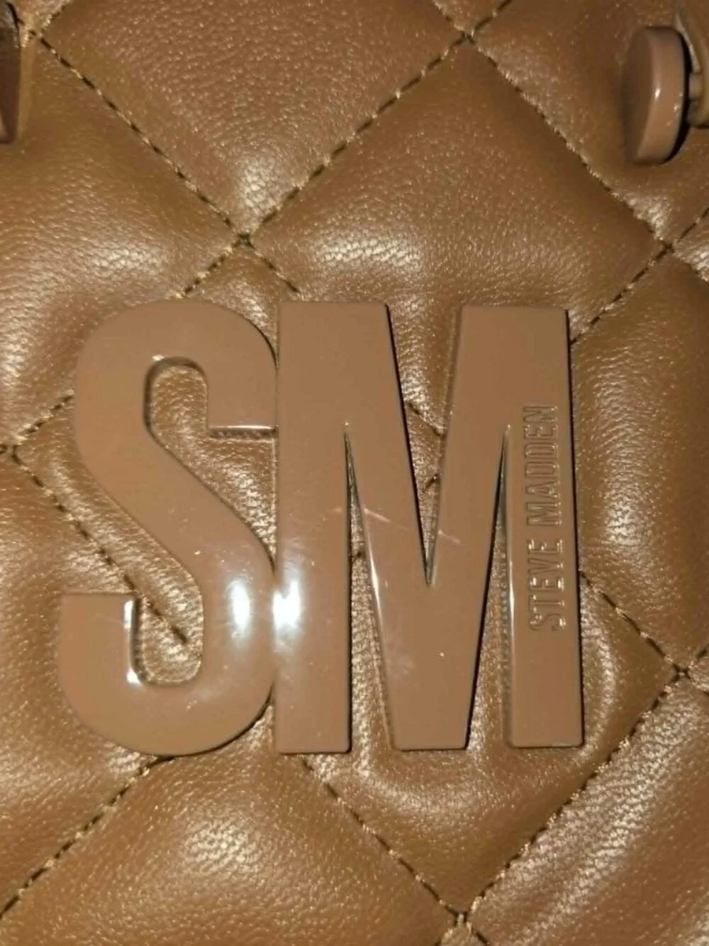 Steve Madden SM Quilted Mini Satchel / Crossbody Bag